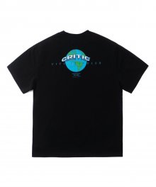 EARTH LOGO 반팔 티셔츠 Black