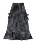 스컬프터(SCULPTOR) Tie Dye Pocket Maxi Skirt [CHARCOAL]