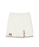 스컬프터(SCULPTOR) Y2K Flower Skirt [CREAM]