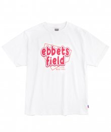 홈베이스 아트웍 로고 반팔 티셔츠 화이트