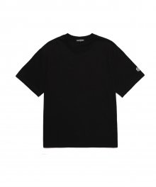 프리미엄 넥 소매포인트  반팔티셔츠 (VNBTS206) 블랙