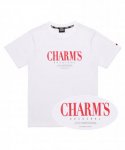참스(CHARM'S) Gotic Lettering T shirts WH