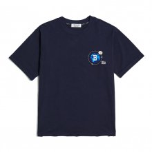 유니버스 로고 컷팅 1/2 티셔츠