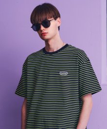 Stripe Wappen S/S T-Shirts(Neon)