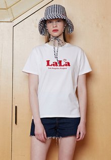 [LALA] 하트 프린트 티셔츠 (AL2CT590)