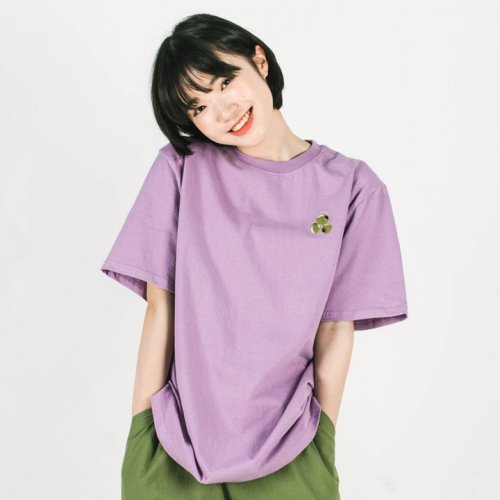 에이린(eirin) 올리브 티셔츠 _ PURPLE
