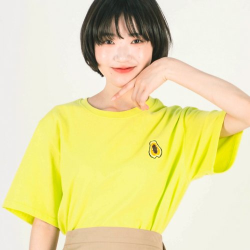 에이린(eirin) 파파야 티셔츠 _ LIME