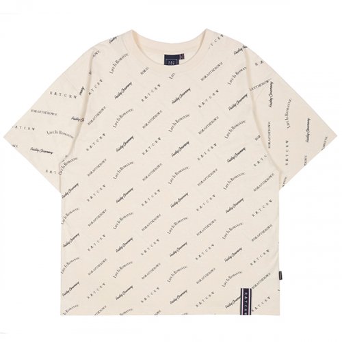 로맨틱크라운(ROMANTIC CROWN) FRIDAY SLOGAN TEE_OATMEAL - 사이즈 & 후기 | 무신사