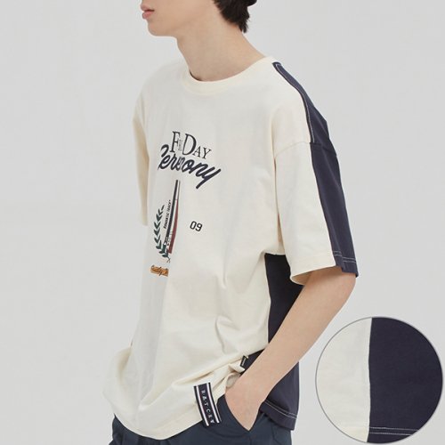 로맨틱크라운(ROMANTIC CROWN) FRIDAY REVERSE TEE_OATMEAL - 19,000 | 무신사 스토어