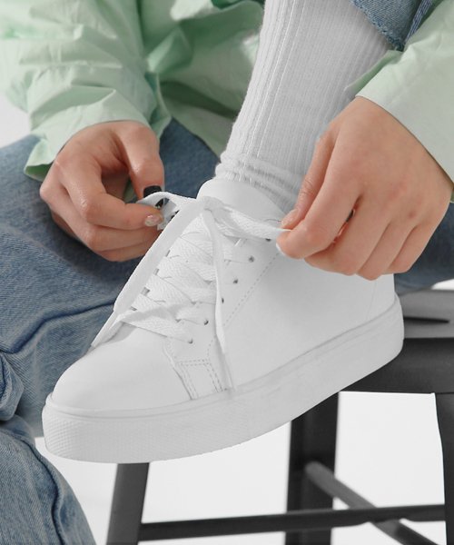 힐탑(heeltop) HT4395-WH 7cm 키높이 스니커즈 라이키 화이트 [240~280MM]
