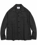 TWO POCKET LINEN SHIRTS JS [CHARCOAL]