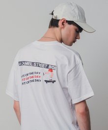 Skate Boi S/S T-Shirts(White)