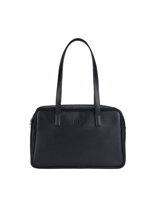 MUSINSA | FILLINTHEBLANK Trapezoid Shoulder Bag (black)