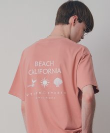 Beach S/S T-Shirts(Pink)