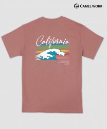 Rainbow Wave S/S T-Shirts(Pink)