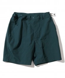 7inch short pants blue green