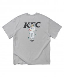 X KFC DADDY 반팔 티셔츠 C/GRAY