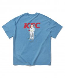 X KFC DADDY 반팔 티셔츠 Deep Blue