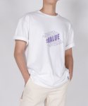가치(Gachi.) 루즈핏 밸류 로고 반팔 티셔츠