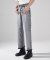 CROPPED STRAIGHT DENIM TROUSERS WHITE