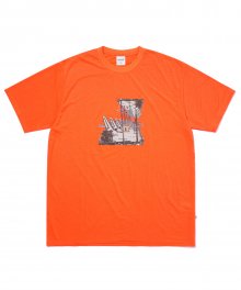 Spaceship Tee Neon Orange