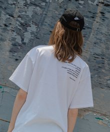 SIDE LOGO TEE [WH]