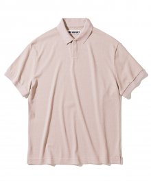 20summer Jersey Hidden Polo T-shirt pink