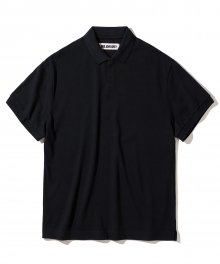 20summer Jersey Hidden Polo T-shirt black
