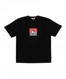 오리지널 스퀘어 아이콘 로고 티셔츠 블랙
