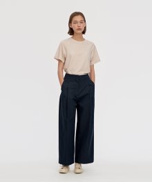 RELAXED PAPERBACK PANTS WOMEN [NAVY]
