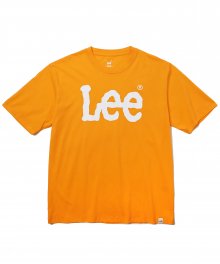 빅 로고 반팔티 BIG LOGO HALF TEE-ORANGE/WHITE