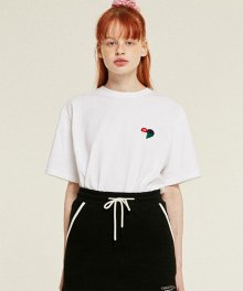 Heart Half T-Shirts (white)