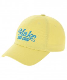 MAKE YOUR GRID WASHED B.B CAP YELLOW(MG2AMMAB20D)