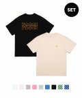 [패키지] 로즈 반팔 티셔츠 2pack