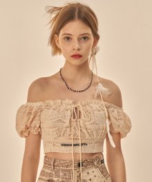 Balloon lace top_BE