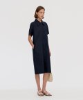 OVER SHIRTS DRESS WOMEN [NAVY]