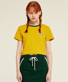 Studio Crop T-Shirts (mustard)