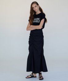 shirring long skirt VWSKKE0500