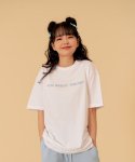 베리영(BERRY YOUNG) [연두콩] 아임베리영 레터링 티셔츠 화이트