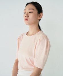 20SR PUFF T-SHIRTS (APRICOT)