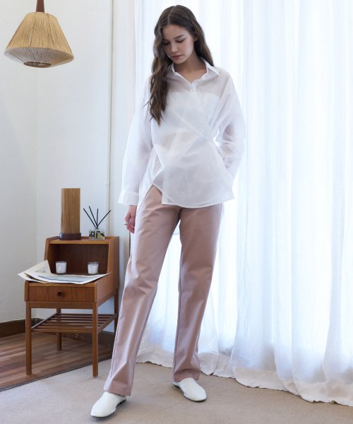 Хлопковые брюки LTG3 (PINK)