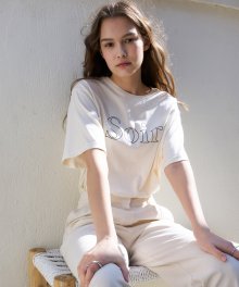 LB SOIR T-SHIRT(CREAM)