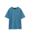 유니섹스 풀네임 로고 핸드 엠보더리 티셔츠 atb508u(BLUE)
