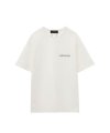 유니섹스 풀네임 로고 핸드 엠보더리 티셔츠 atb508u(WHITE)
