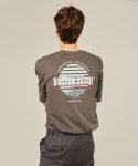 버튼서울(BUTTON SEOUL) 홀로그램 티셔츠 (차콜)