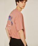 버튼서울(BUTTON SEOUL) 월드맵 티셔츠 (핑크)