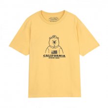 스티브 - 클래식 드로잉 티셔츠 [옐로우] WHRPA2583U
