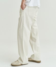 Wide Regular Pants [Cream]
