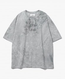 Oversize Water Washed T-Shirts [Grey]