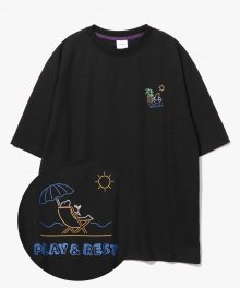 Sealion Tube T-Shirts [Black]